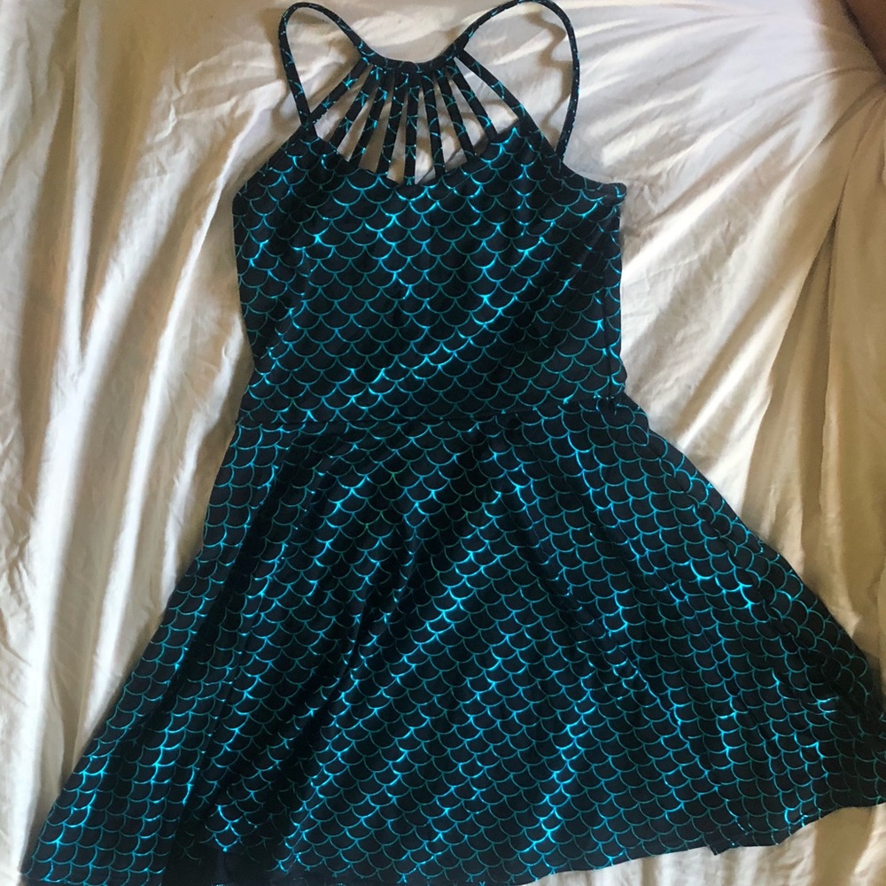 Size xl black milk mermaid dress
